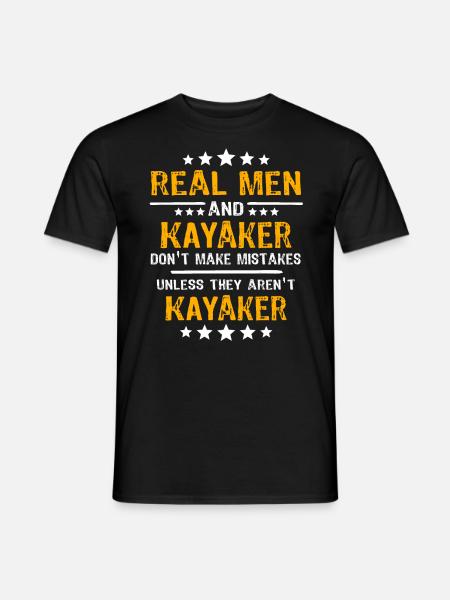 Kayaker Kayaking Kayak - Men's T-Shirt - black