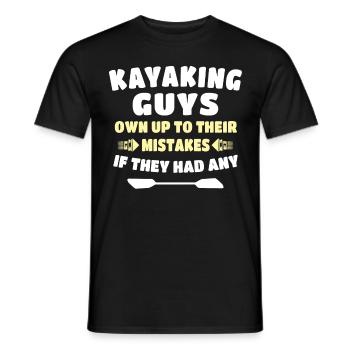 Kayakiste Kayak Kayak - T-shirt homme - noir - Devant - AI Model Male 178 light (178cm)