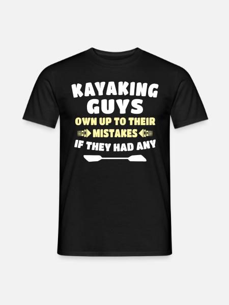 Kayaker Kayaking Kayak - Men's T-Shirt - black