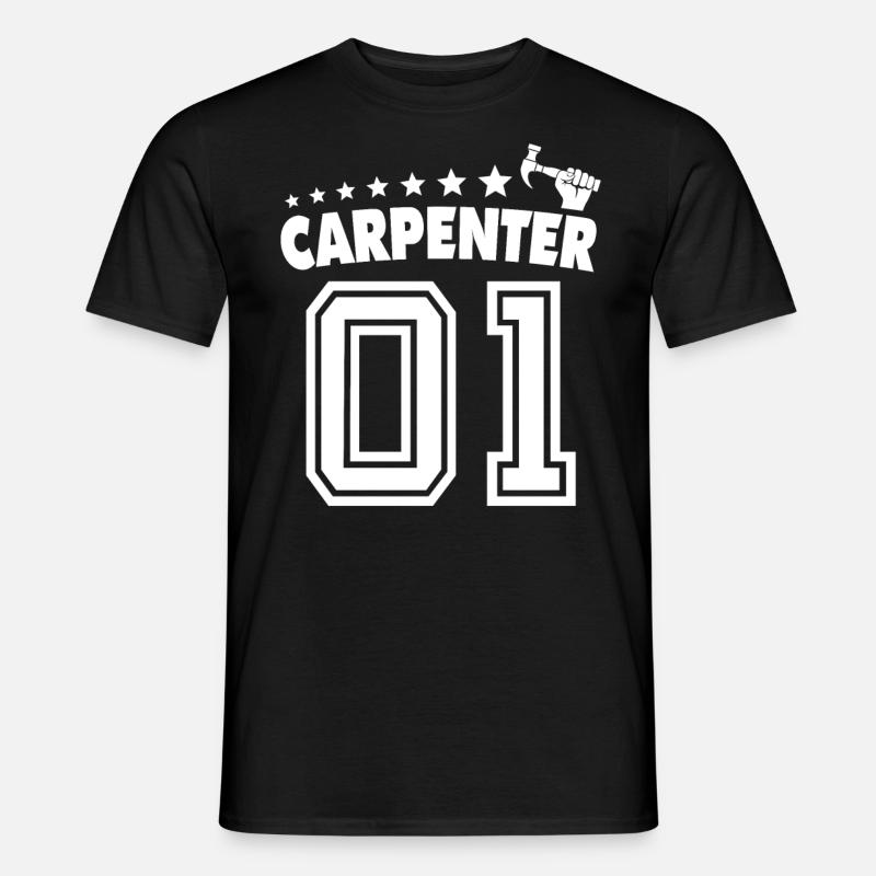 Zimmermann Zimmerer Zimmerleute - Männer T-Shirt - Schwarz