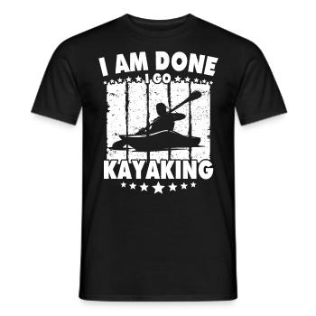 Kayakiste Kayak - T-shirt homme - noir - Devant - AI Model Male 178 light (178cm)