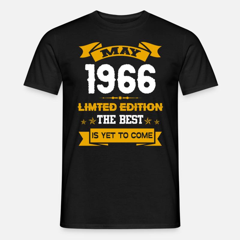 May 1966 Birthday present - Men’s T-shirt - black