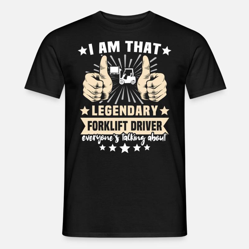 Forklift Forklift - Men’s T-shirt - black