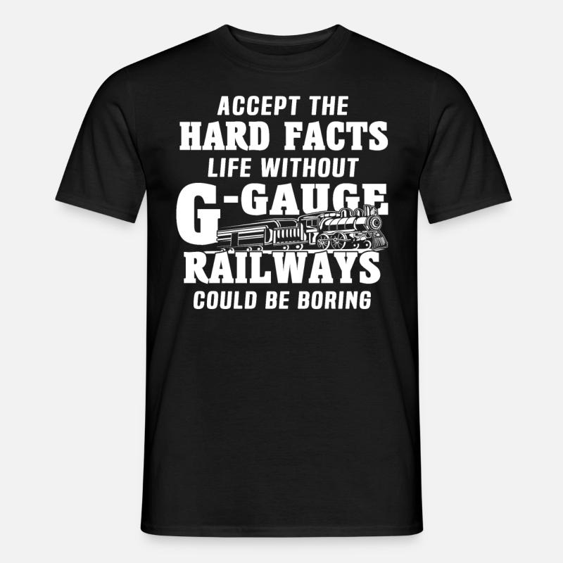 Spur G Modelleisenbahn Gartenbahn - Männer T-Shirt - Schwarz