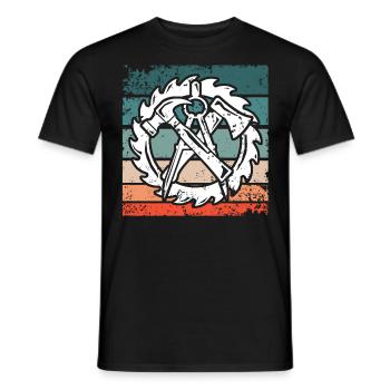 Dictons de Zimmermann Carpenter - T-shirt homme - noir - Devant - AI Model Male 178 light (178cm)