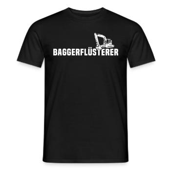 Baggerführer Bagger Baggerfahrer - Männer T-Shirt - Schwarz - Vorne - AI Model Male 178 light (178cm)