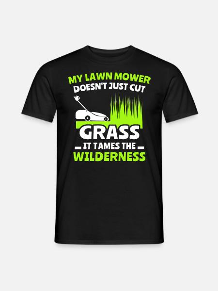 Lawn mowers Lawn mowing - Men's T-Shirt - black