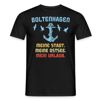 Boltenhagen Sprüche Boltenhagener Spruch - Männer T-Shirt - Schwarz - Vorne - AI Model Male 178 light (178cm)