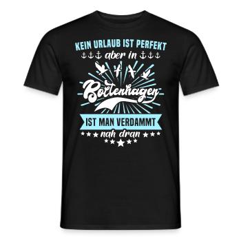 Boltenhagen Sprüche Boltenhagener Spruch - Männer T-Shirt - Schwarz - Vorne - AI Model Male 178 light (178cm)