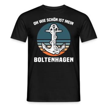 Boltenhagen Sprüche Boltenhagener Spruch - Männer T-Shirt - Schwarz - Vorne - AI Model Male 178 light (178cm)