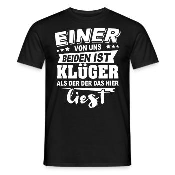 Klüger Als Du - Männer T-Shirt - Schwarz - Vorne - AI Model Male 178 light (178cm)