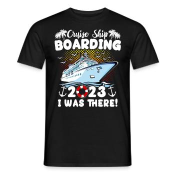 Cruise 2023 Cruise Ship - Men's T-Shirt - black - Front - AI Model Male 178 light (178cm)