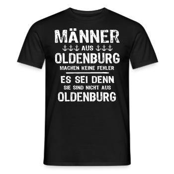 Oldenburg Sprüche Oldenburger Spruch - Männer T-Shirt - Schwarz - Vorne - AI Model Male 178 light (178cm)