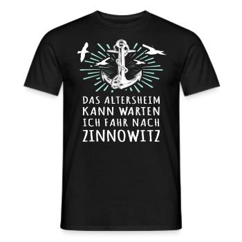 Zinnowitzer Spruch Zinnowitz - Männer T-Shirt - Schwarz - Vorne - AI Model Male 178 light (178cm)