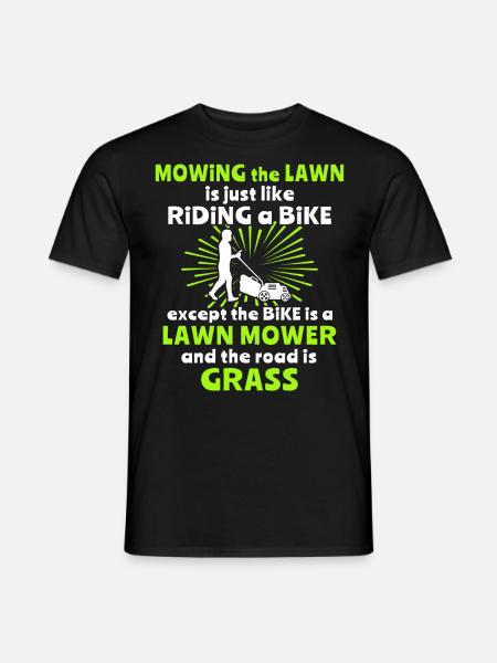 Lawn mowers Lawn mowing - Men's T-Shirt - black