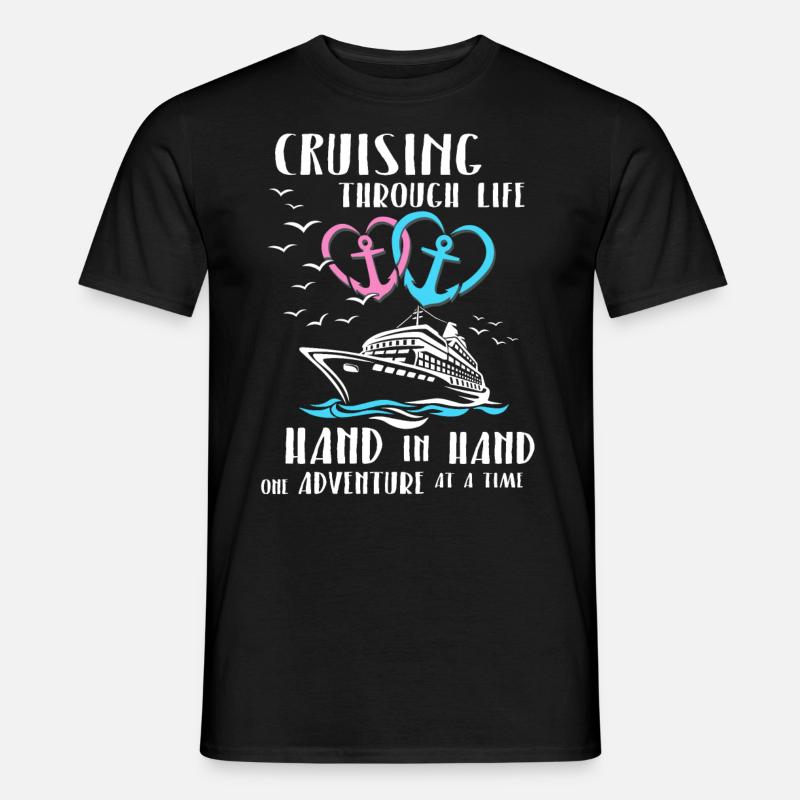 Kreuzfahrt Partner - Männer T-Shirt - Schwarz