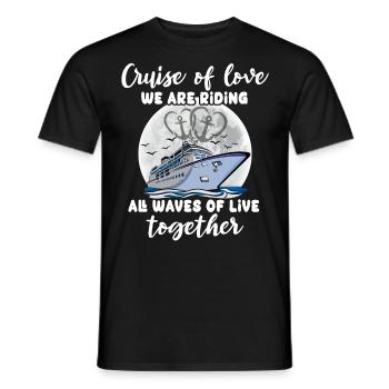 Cruising together - Men's T-Shirt - black - Front - AI Model Male 178 light (178cm)