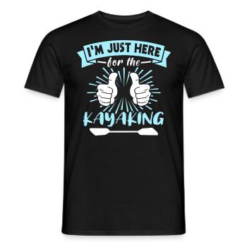Kayak - T-shirt homme - noir - Devant - AI Model Male 178 light (178cm)