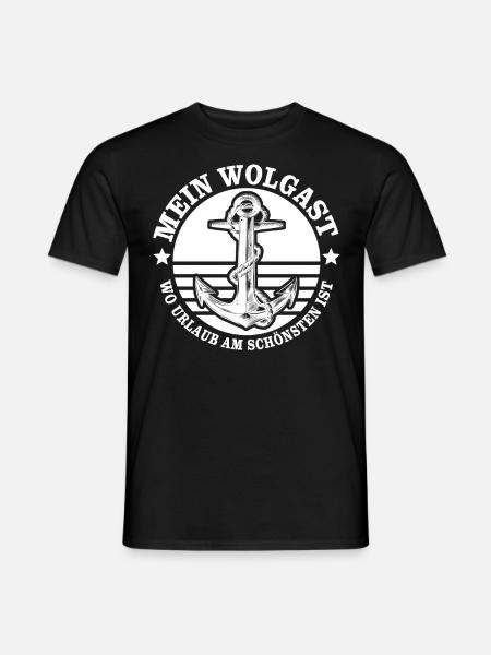 Wolgast Sprüche Wolgaster Spruch - Männer T-Shirt - Schwarz