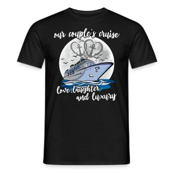 Cruise Couple - Men's T-Shirt - black - Front - AI Model Male 178 light (178cm)