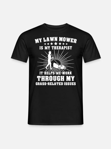 tondeuse - T-shirt homme - noir