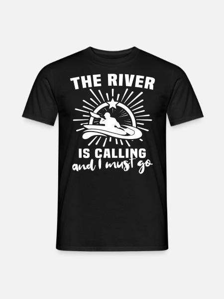 Kayak Kayaking - Men's T-Shirt - black