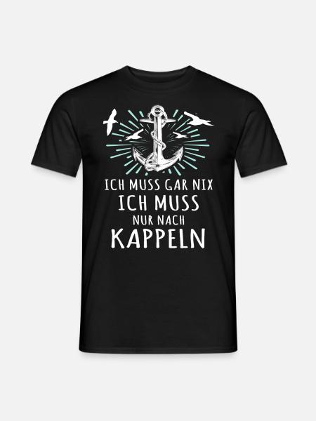 Kappeln Sprüche Kappelner Spruch - Männer T-Shirt - Schwarz