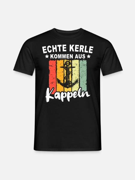 Kappeln Sprüche Kappelner Spruch - Männer T-Shirt - Schwarz