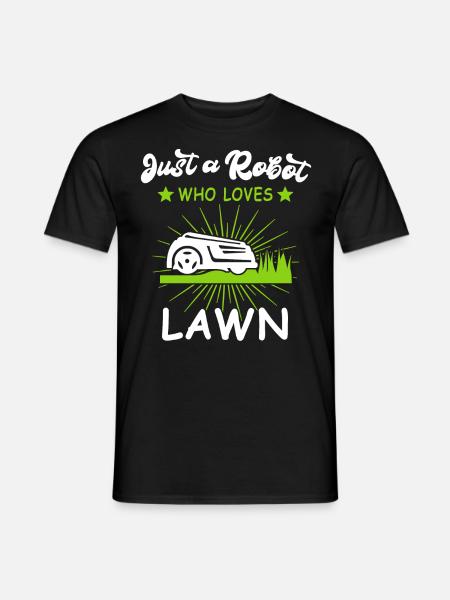 Robotic lawn mower - Men's T-Shirt - black