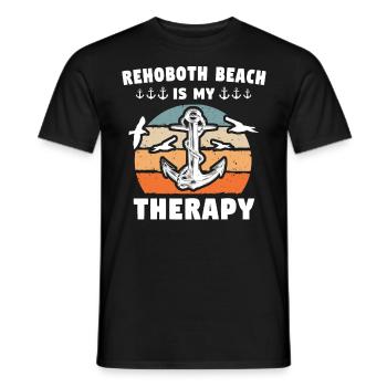 Rehoboth Beach Delaware - Männer T-Shirt - Schwarz - Vorne - AI Model Male 178 light (178cm)