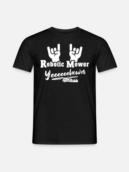 Robotic lawn mower - Men's T-Shirt - black