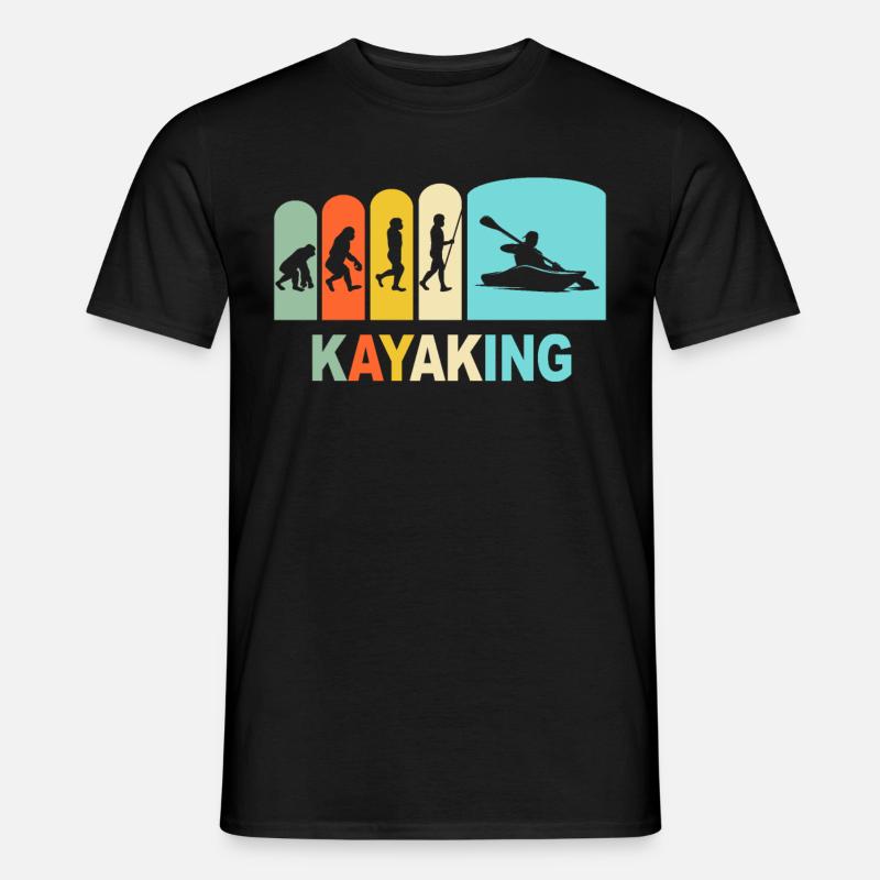 Kayak Evolution Kayaking - T-shirt homme - noir
