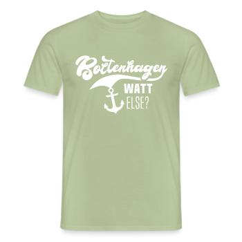 Boltenhagen Proverbs - Men's T-Shirt - sage - Front - AI Model Male 178 light (178cm)