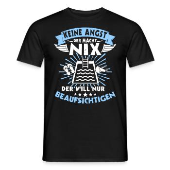 Schwimmmeister - Männer T-Shirt - Schwarz - Vorne - AI Model Male 178 light (178cm)