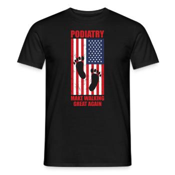 Podologe Fußpflege Pediküre Podologie Geschenke - Männer T-Shirt - Schwarz - Vorne - AI Model Male 178 light (178cm)