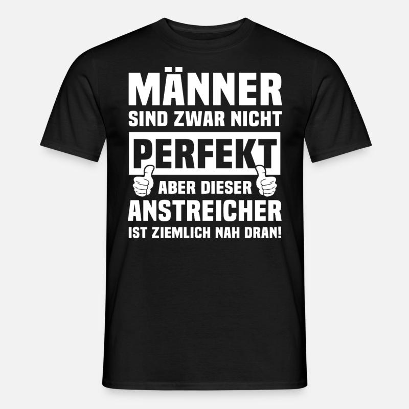 Anstreicher - Männer T-Shirt - Schwarz