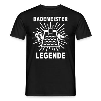 Schwimmmeister - Männer T-Shirt - Schwarz - Vorne - AI Model Male 178 light (178cm)