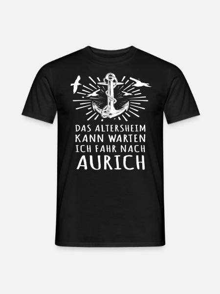 Aurich Auricher - Männer T-Shirt - Schwarz