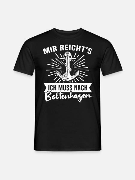 Boltenhagen - Männer T-Shirt - Schwarz