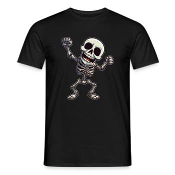 Design d’Halloween effrayant pour la prochaine fête - T-shirt homme - noir - Devant - AI Model Male 178 light (178cm)