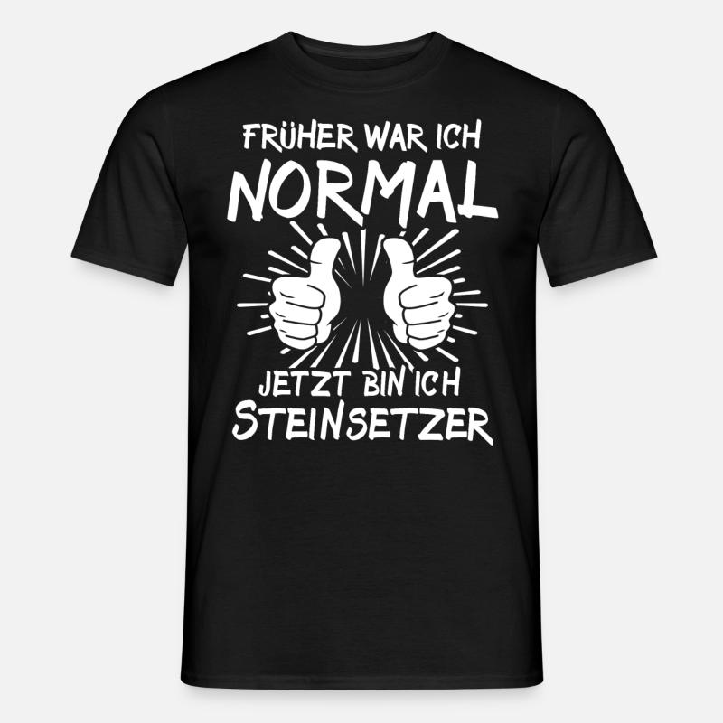 Steinsetzer - Männer T-Shirt - Schwarz