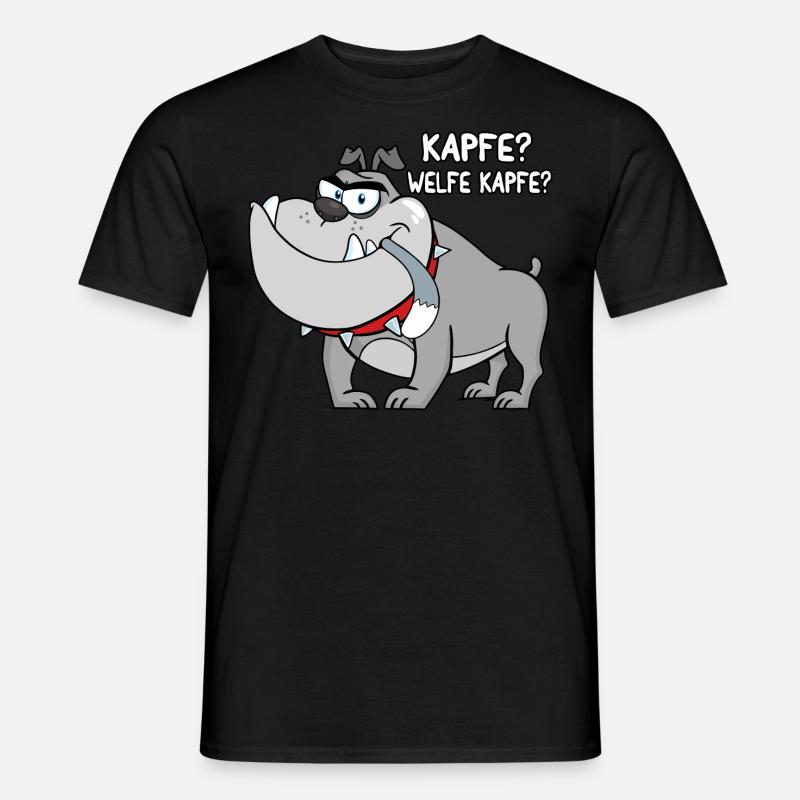 Kapfe? Welfe Kapfe? - Männer T-Shirt - Schwarz