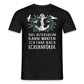 Eckernförde Sprüche Eckernförder Spruch - Männer T-Shirt - Schwarz - Vorne - AI Model Male 178 light (178cm)