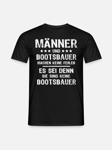 Bootsbauer - Männer T-Shirt - Schwarz