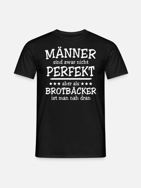 Brotbäcker Männer - Männer T-Shirt - Schwarz
