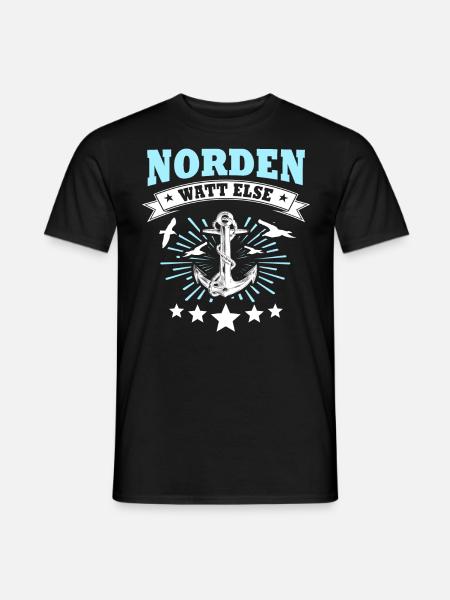 Norden - Männer T-Shirt - Schwarz