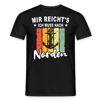 Norden - Männer T-Shirt - Schwarz - Vorne - AI Model Male 178 light (178cm)
