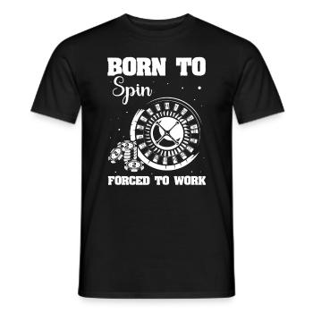 Casino - Männer T-Shirt - Schwarz - Vorne - AI Model Male 178 light (178cm)