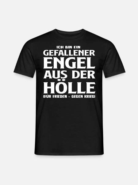Gefallener Engel aus der Hölle - Männer T-Shirt - Schwarz
