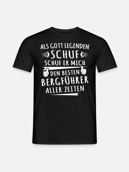 Bergführer - Männer T-Shirt - Schwarz